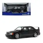 Mercedes Benz 190E Evolution 2 1990 Solido Escala 1/18 Negro Metal - Imagen 9