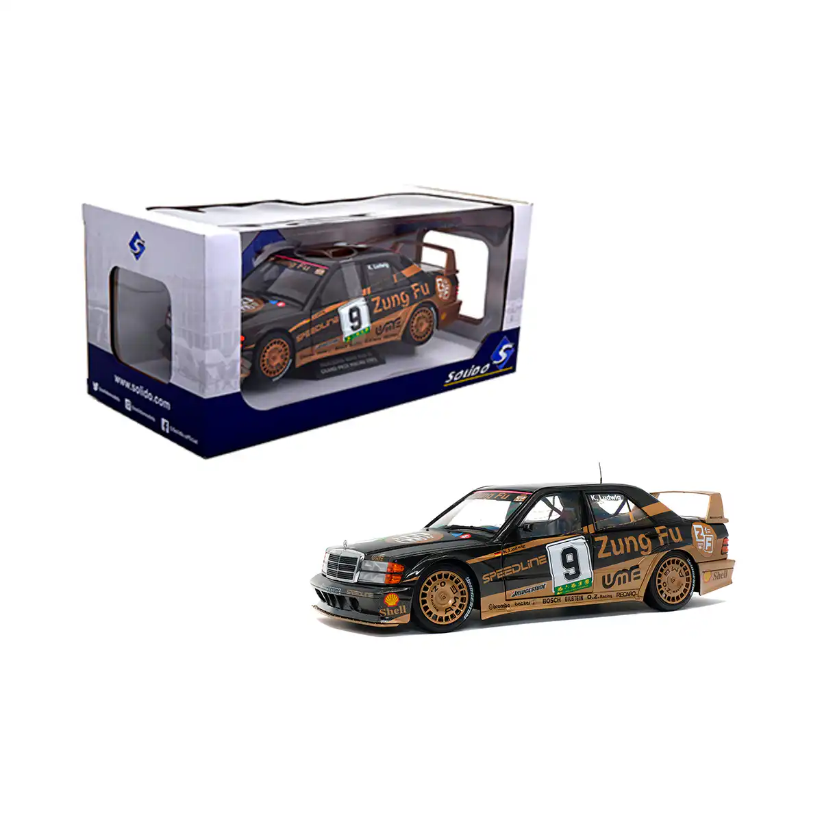 S1801003SOL Mercedes Benz 190E EVO 2 Macau Grand Prix 1991 Solido 1/18 - Imagen 1