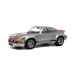 Porsche 911 RSR 1973 Outlaw Solido Escala 1/18 Plata Metal
