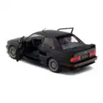 BMW E30 1990 Sport Evo Solido Escala 1/18 Negro Metal - Imagen 7