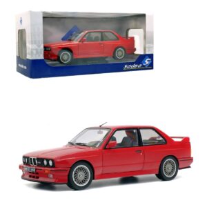 BMW E30 M3 1990 Coupe Rojo Solido Escala 1/18