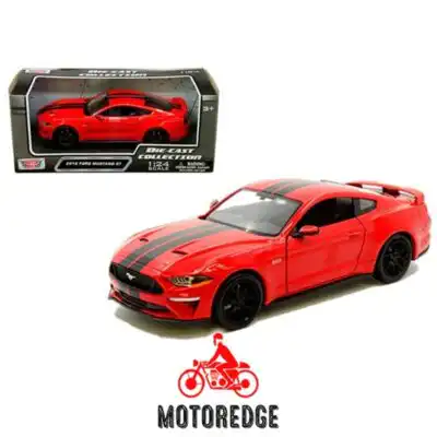 Ford Mustang Gt 2018 Rojo 1:24 Motor Max