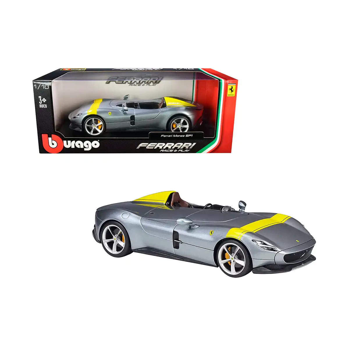 1816013Ferrari Ferrari Monza SP1 2019 Burago Escala 1/18