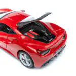 Ferrari 488 GTB Rojo Burago Escala 1/24 - Imagen 9