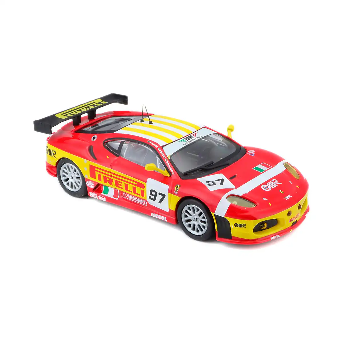 1836303Ferrari2 Ferrari F430 GT2 Carreras 97 Burago Escala 1/43