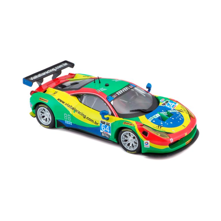 Ferrari 458 Italia GT3 2015 Carreras 64 Burago Escala 1/43