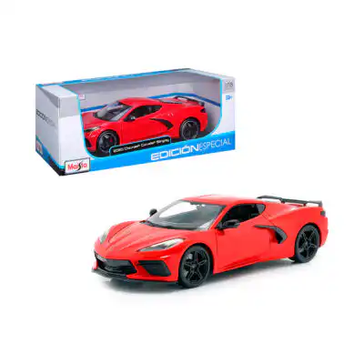 Chevrolet Corvette Stingray 2020 Rojo Maisto Escala 1/18