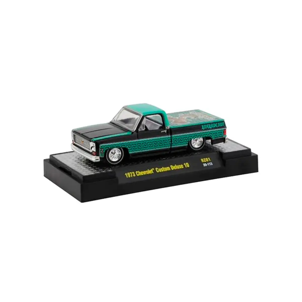 Chevrolet Custom Deluxe C10 1973 México M2 Machines Escala 1/64