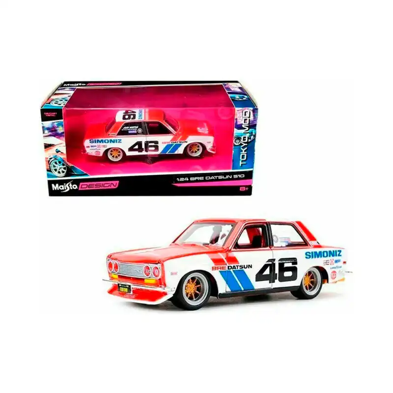 Datsun 510 BRE Tokyo Mod Maisto Design Escala 1/24