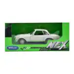 Mercedes Benz 230 SL 1963 Blanco Welly Escala 1/24 - Imagen 7