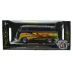 Volkswagen Combi Panel Bus 1960 Tom Kelly M2 Machines Escala 1/24 Negro Metal - Imagen 6
