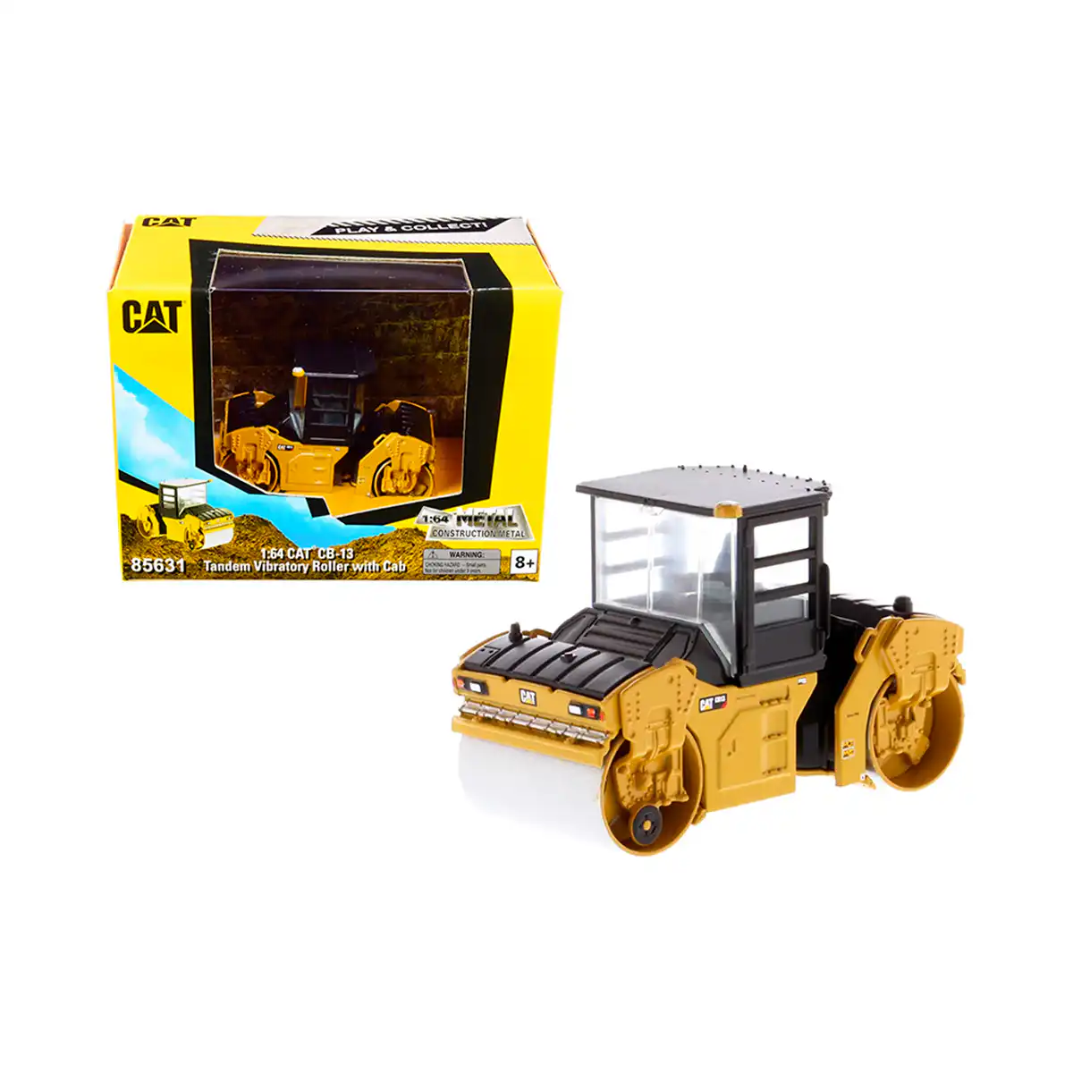 85631CAT CAT CB 13 Compactadora Rodillo Con Cabina Diecast Masters Escala 1/64 - Imagen 1