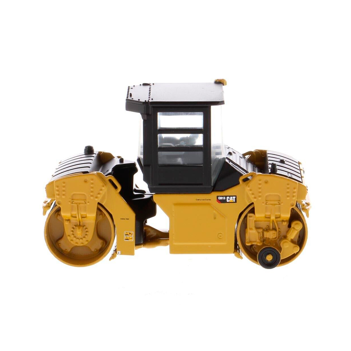 Compactador Caterpillar CB-13 A Escala 1/64, Modelo Die-cast Con Cabina Detallada, Para Coleccionistas O Maquetas