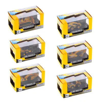 Set Maquinaria CAT 6 Piezas Micro Constructors Diecast Masters