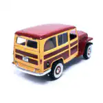 Jeep Willys 1955 Station Wagon Roja Road Signature Escala 1/18 - Imagen 6