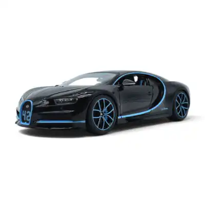 Bugatti Chiron 42 Segundos Burago Escala 1/18 Negro