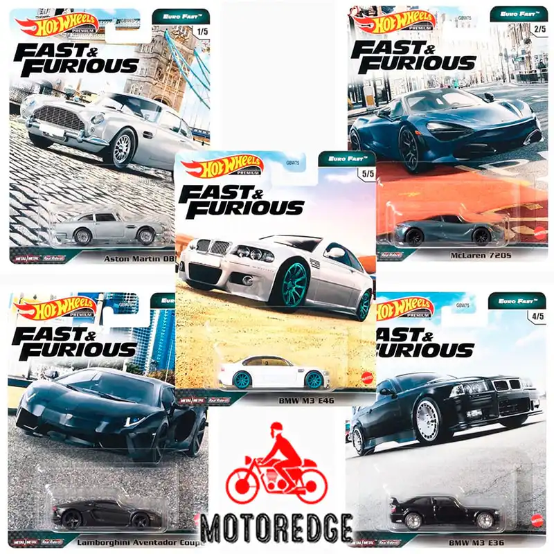 hotgbw75956kfastp Hot Wheels Serie Fast and Furious Euro Premium 1:64 - Imagen 1