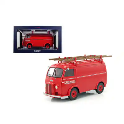 Peugeot D4A 1955 Bomberos Van Pompiers Norev Escala 1/18