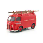 Peugeot D4A 1955 Bomberos Van Pompiers Norev Escala 1/18 - Imagen 2