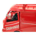 Peugeot D4A 1955 Bomberos Van Pompiers Norev Escala 1/18 - Imagen 6