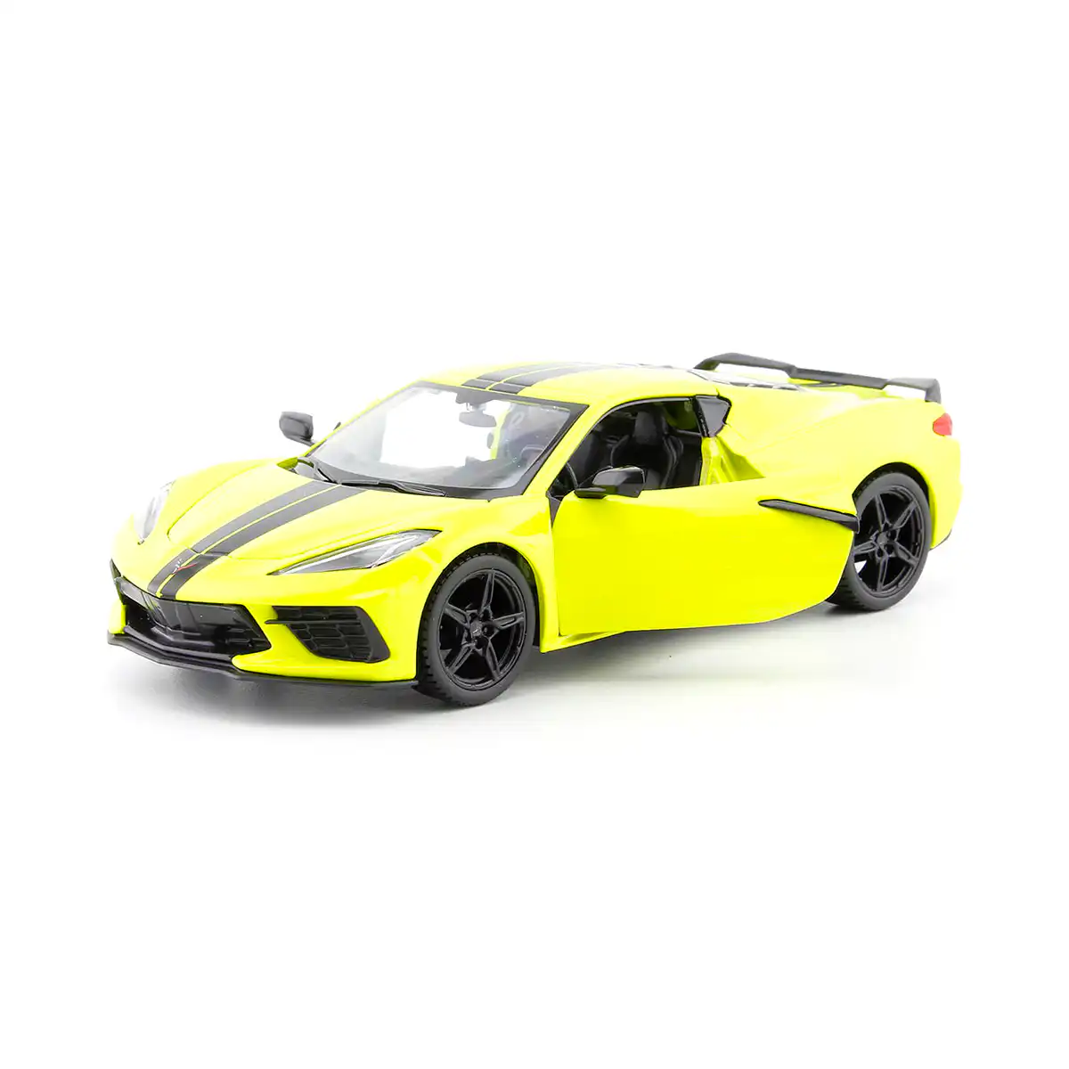 31527YLCorvette1 Chevrolet Corvette 2020 Stingray Coupe Z51 Maisto Escala 1/24