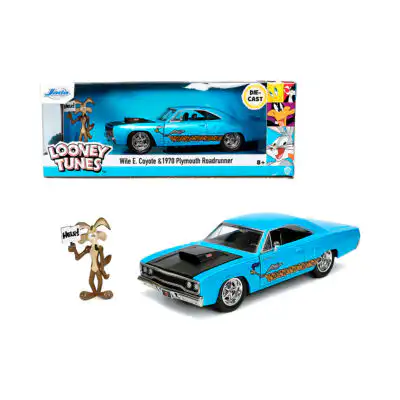 Plymouth Roadrunner 1970 Willie Coyote Looney Tunes Jada 1/24