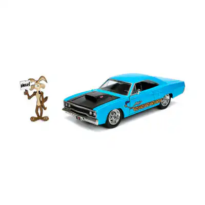 Plymouth Roadrunner 1970 Willie Coyote Looney Tunes Jada 1/24