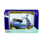 Vespa Primavera 150 MTB Azul Maisto Escala 1/12 - Imagen 6