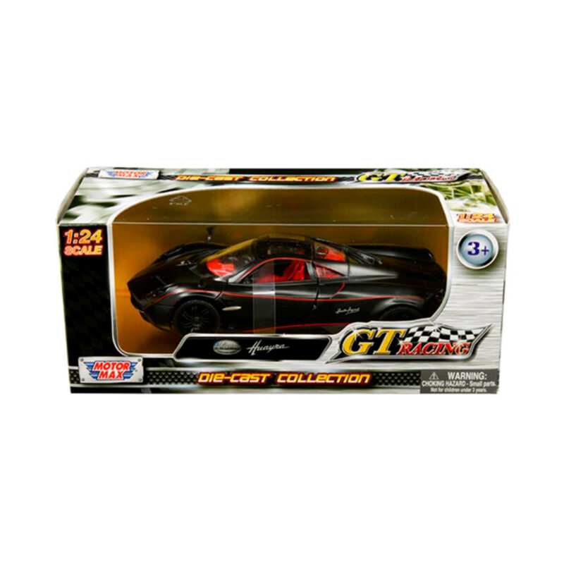 Pagani Huayra GT Racing Negro Motor Max Escala 1/24