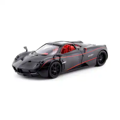 Pagani Huayra GT 2011 Racing Motor Max Escala 1/24 Negro Metal
