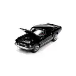 Ford Shelby GT 350 1968 Negro Pro Collector Johnny Lightning 1/64 - Imagen 4