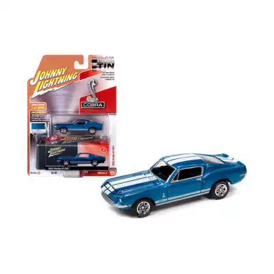 Ford Shelby GT 350 1968 Azul Pro Collector Johnny Lightning 1/64