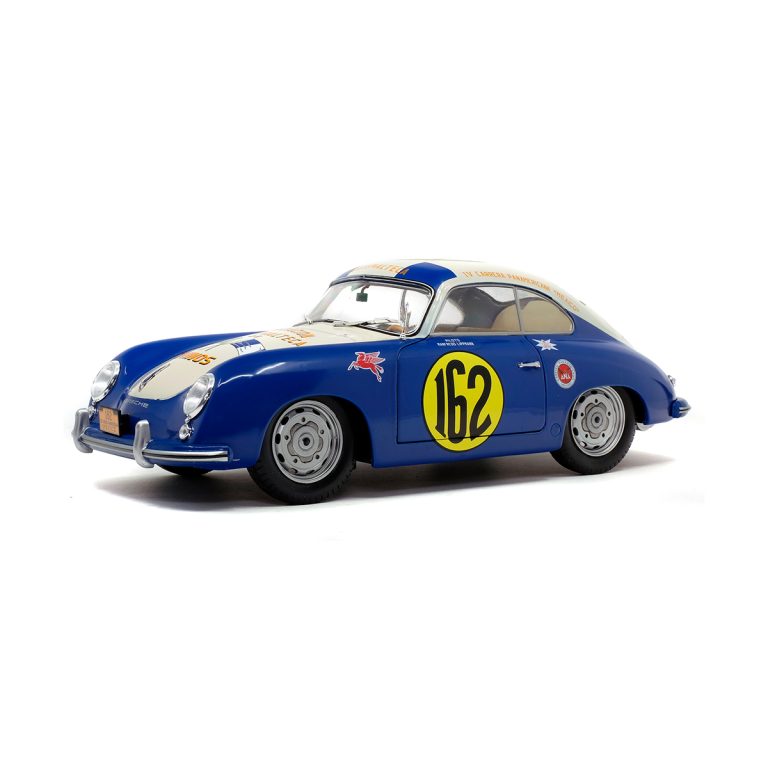 Porsche 356A 1953 Carrera Panamericana Lippmann Solido Escala 1/18 Azul Metal
