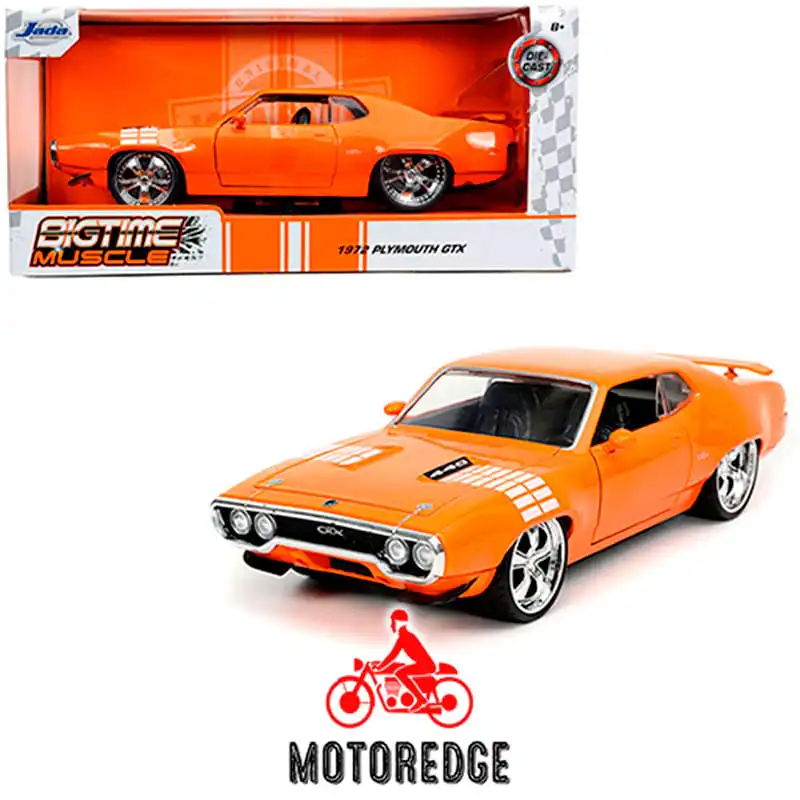 plymouth32697jadap Plymouth GTX 1972 Big Time Muscle Naranja Jada 1:24 - Imagen 1