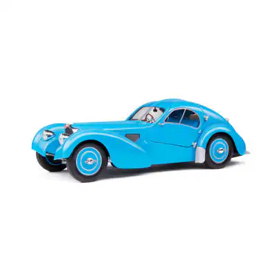 Bugatti Atlantic 1938 Type 57 SC Solido Escala 1/18 Azul Metal