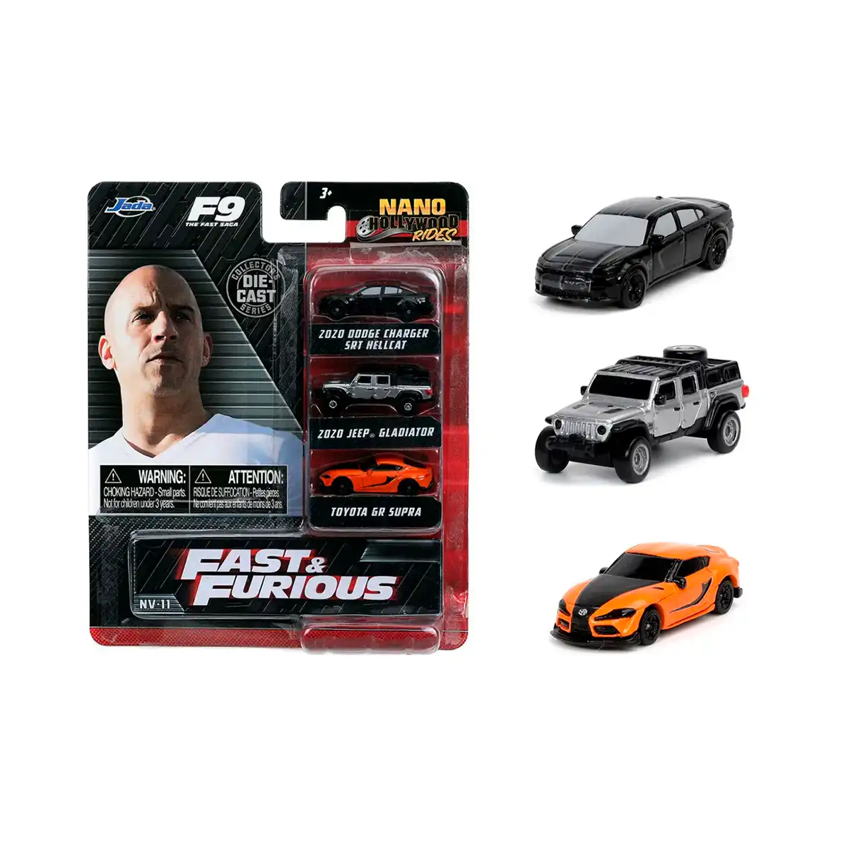 32481Fast Rápido y Furioso F9 Nano Hollywood Rides Jada - Imagen 1