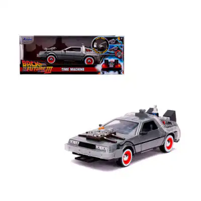 Delorean Time Machine Volver Al Futuro 3 Jada Escala 1/24