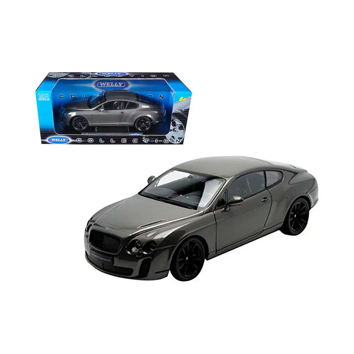 18038WGRAY Bentley Continental Supersports Gris Welly Escala 1/18