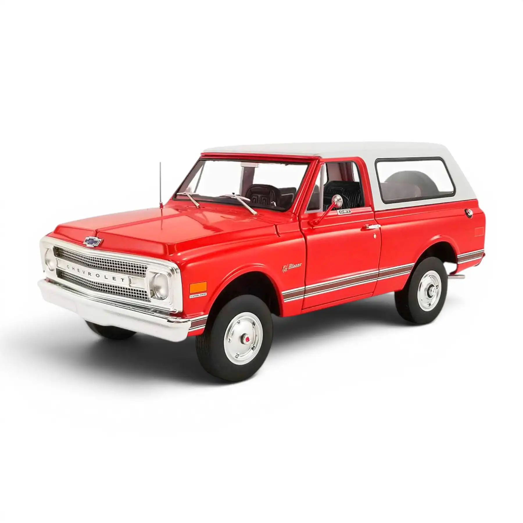 A1807701Chevy06 Chevrolet K5 Blazer 1969 Acme Escala 1/18 Rojo Metal