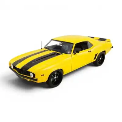 Chevrolet Camaro 1969 Yellow Jacket Acme Escala 1/18 Amarillo Metal