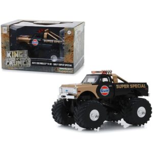 Chevrolet K10 1971 Gulf Monster Truck King Crunch Greenlight 1/43