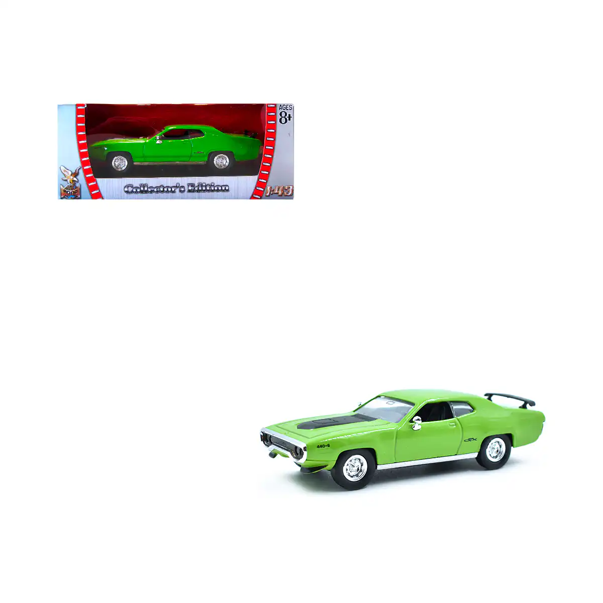 94243GTXGRN Plymouth GTX 1971 Verde Road Signature Escala 1/43 - Imagen 1
