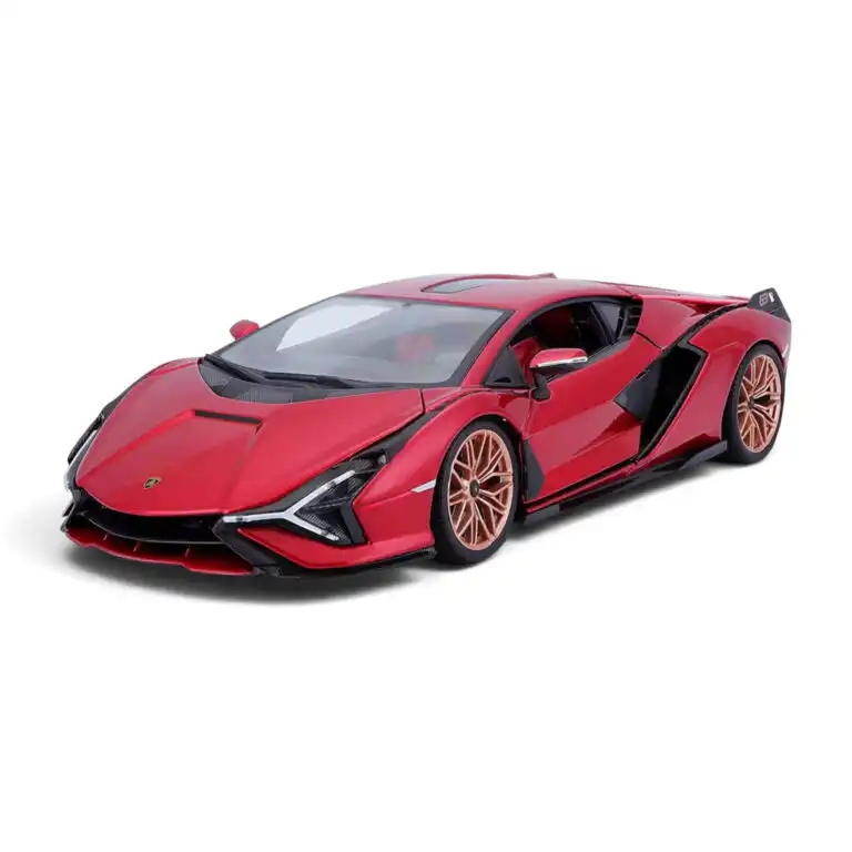 Lamborghini Sian FKP 37 Burago Escala 1/18 Rojo