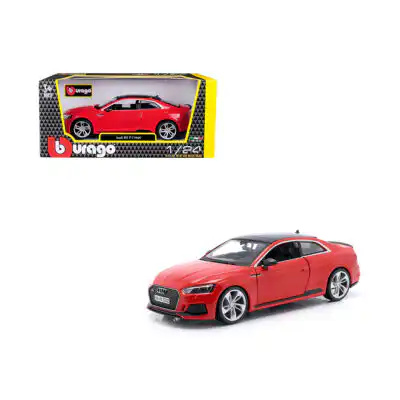 Audi RS5 Coupe 2019 Rojo Burago Escala 1/24