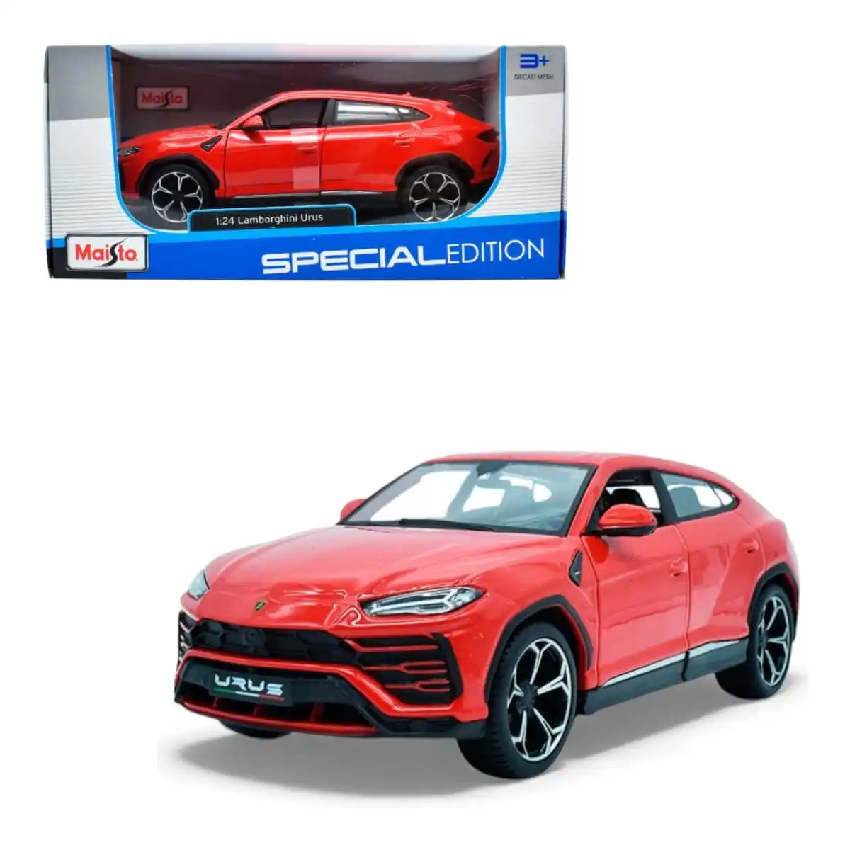 31519RDUrus Lamborghini Urus 2018 SUV Rojo Maisto Escala 1/24