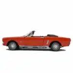 Ford Mustang 1964 1/2 Naranja Escala 1:18 Motor Max - Imagen 9
