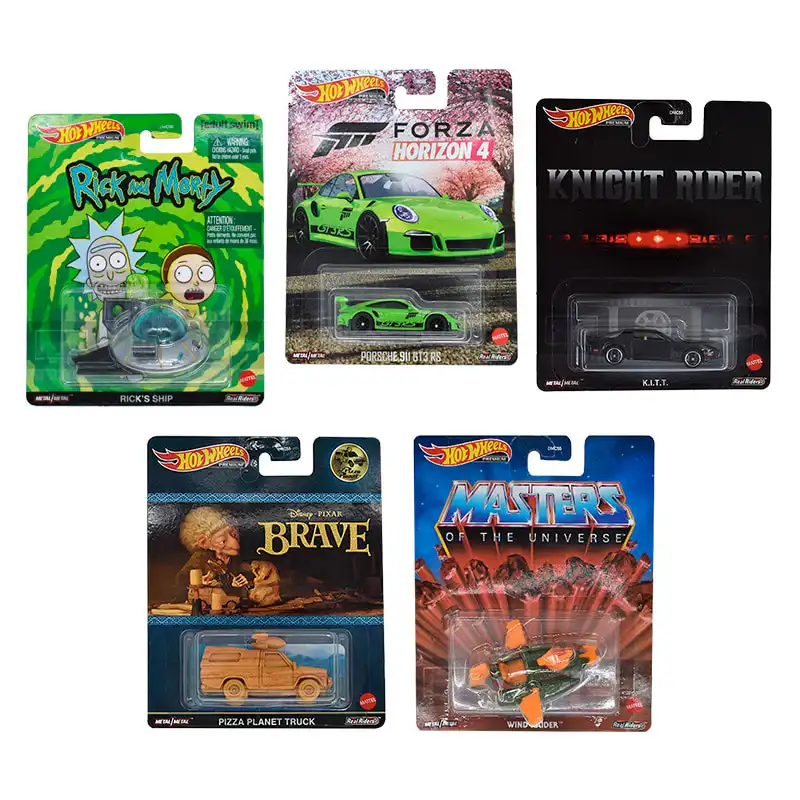 957D Hot Wheels Serie Premium Rick y Morty KITT Brave Escala 1/64