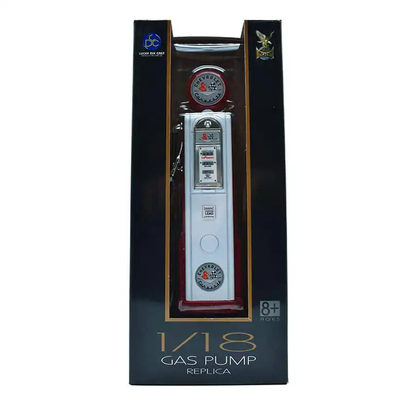 corv98701g Gasolinera Antigua Corvette Digital Escala 1:18 Road Signature - Imagen 1
