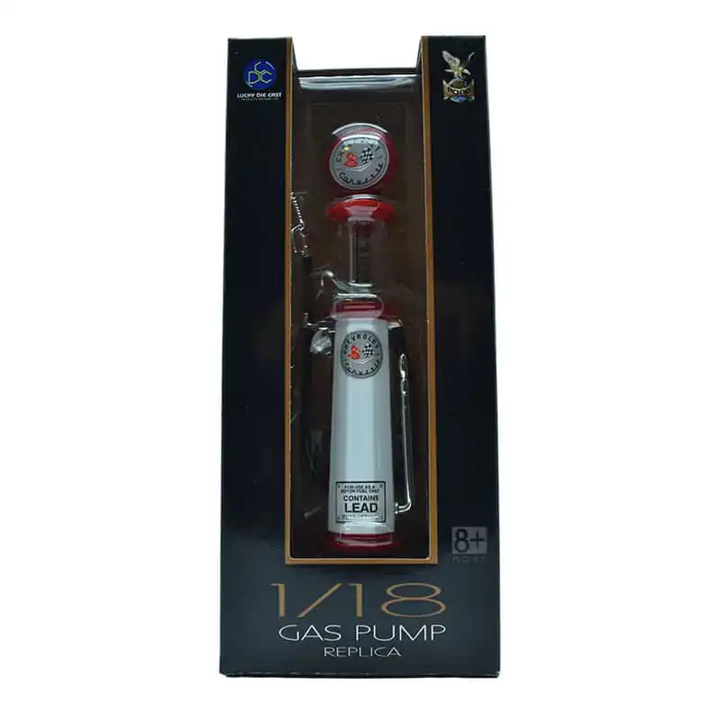 corv98702g Gasolinera Antigua Corvette Cilindro Escala 1:18 Road Signature - Imagen 1
