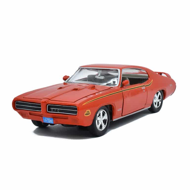 Pontiac GTO Judge 1969 Timeless Legends Motor Max Escala 1/24 Naranja Metal